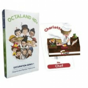 Octaland 4D+ Augmented Reality Flashcards