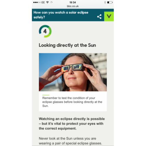 Solar Eclipse Glasses - New, Improved Design - Wider Frame