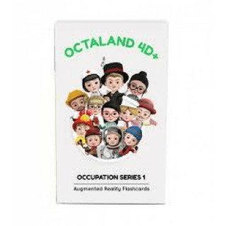 Octaland 4D+ Augmented Reality Flashcards